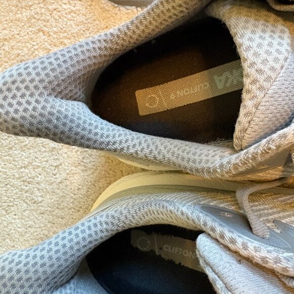 Hoka One One Men's Running Shoes Size 11.5D Gray Black MClifton9 - Picture 9 of 10